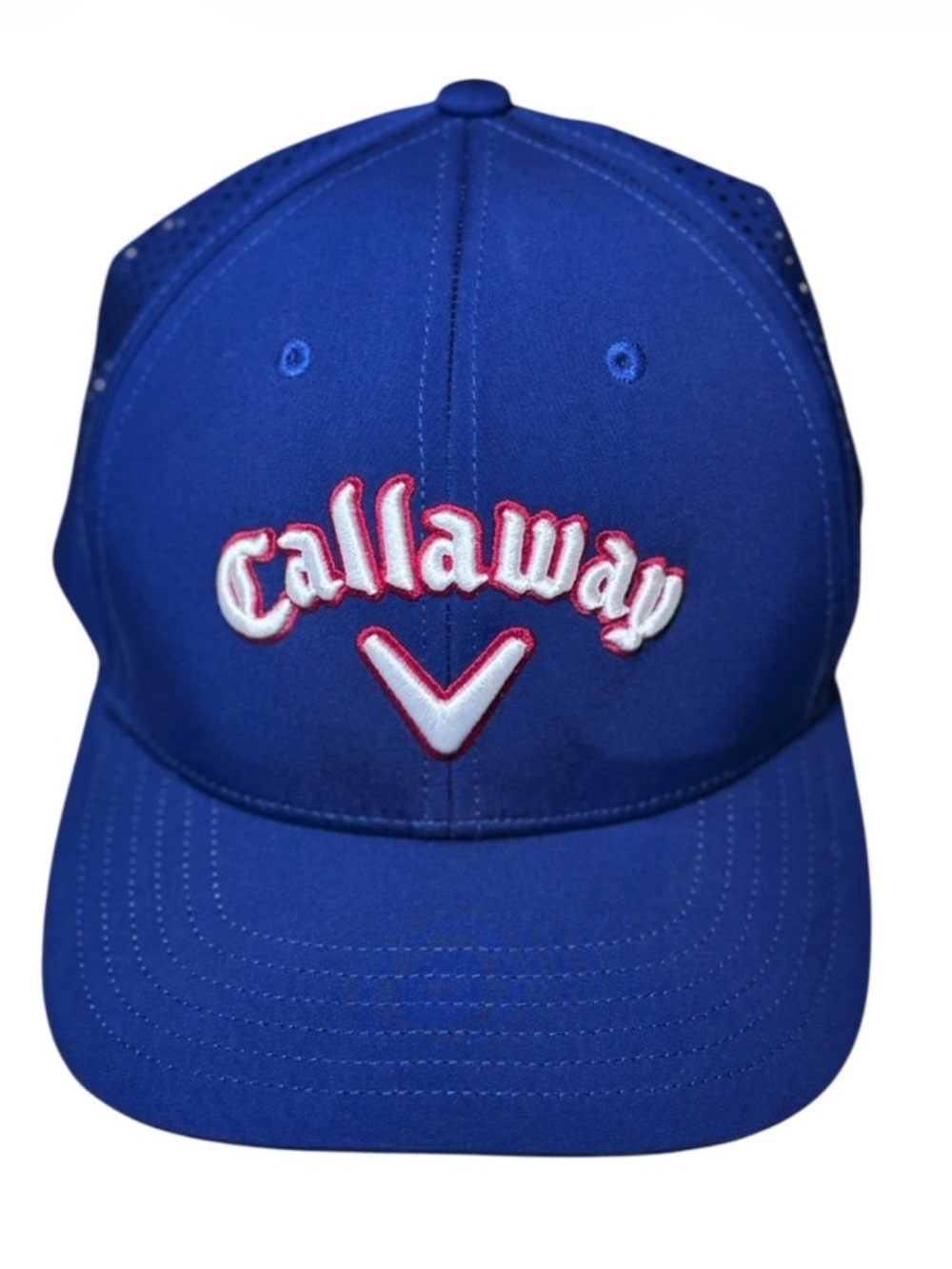 Callaway Royal Blue Cap with White & Red Embroidery